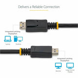 StarTech.com 3ft (1m) DisplayPort 1.2 Cable, 4K x 2K UHD VESA Certified DisplayPort Cable, DP Cable/Cord for Monitor, w/ Latches