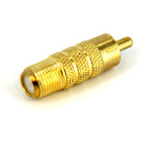 StarTech.com RCA to F Type Coaxial Adapter M/F