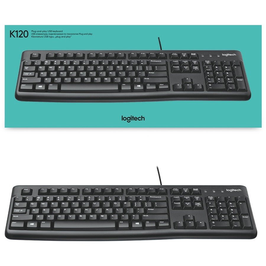 Logitech K120 Plug-and-Play USB Keyboard
