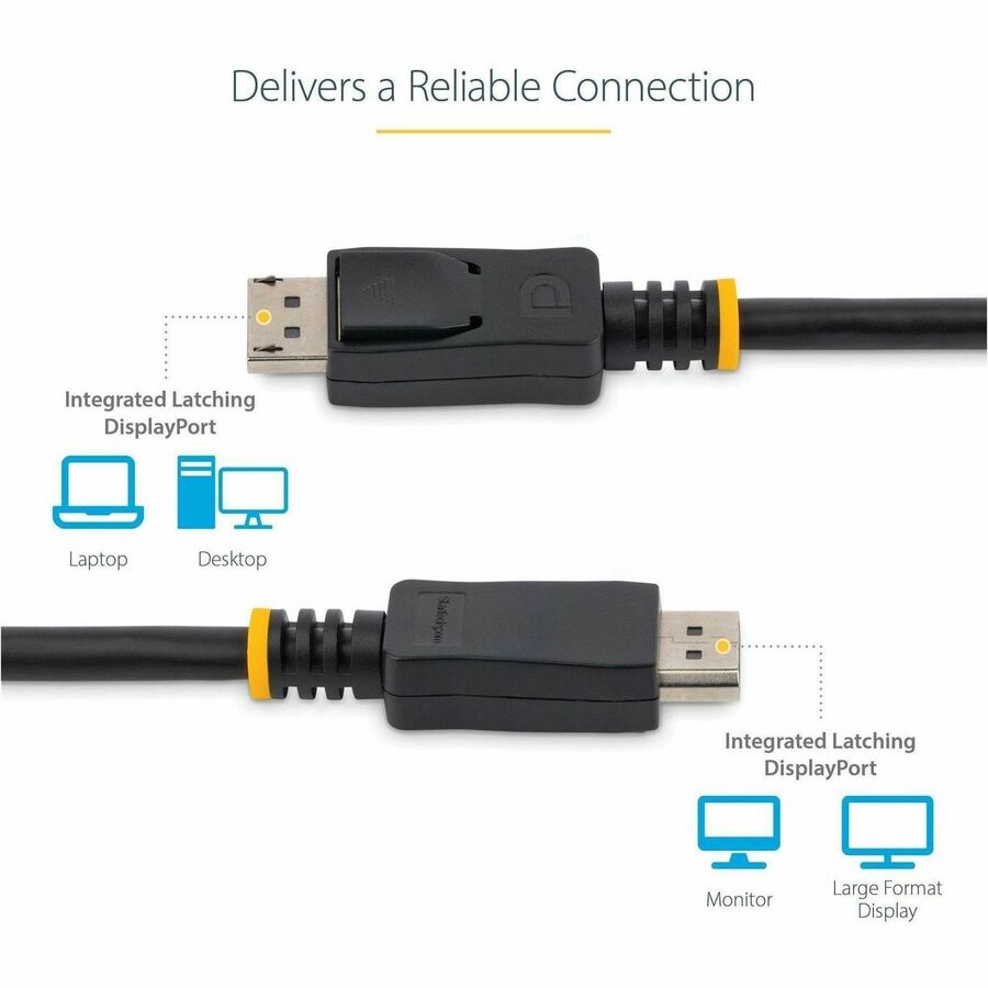 StarTech.com 1ft (30cm) DisplayPort 1.2 Cable, 4K x 2K UHD VESA Certified