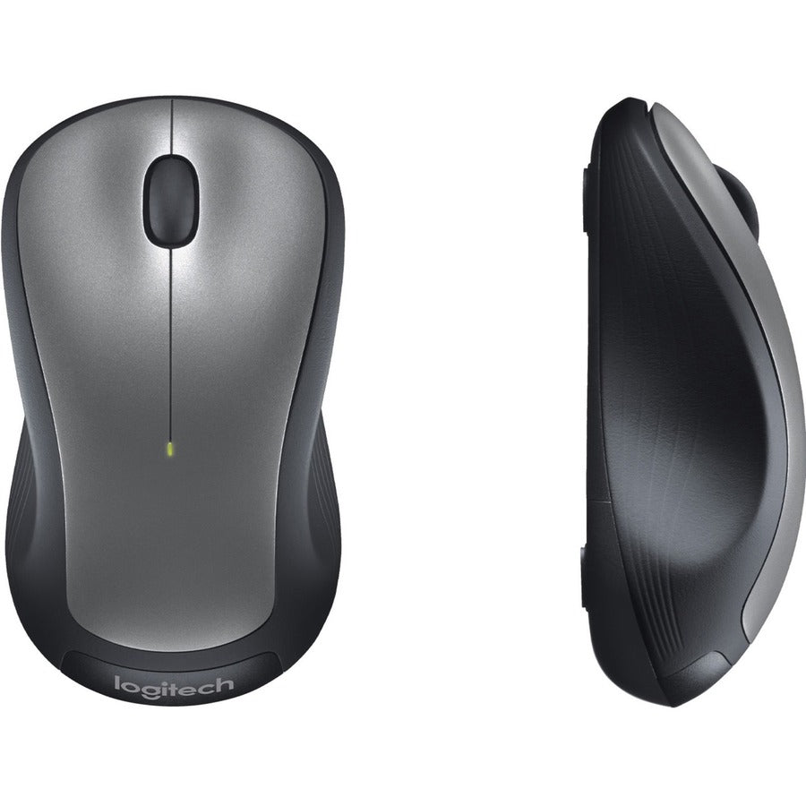 Logitech M310 Wireless Mouse, 2.4 GHz with USB Nano Receiver, 1000 DPI Optical Tracking, 18 Month Battery, Ambidextrous, Compatible with PC, Mac, Laptop, Chromebook (SILVER)