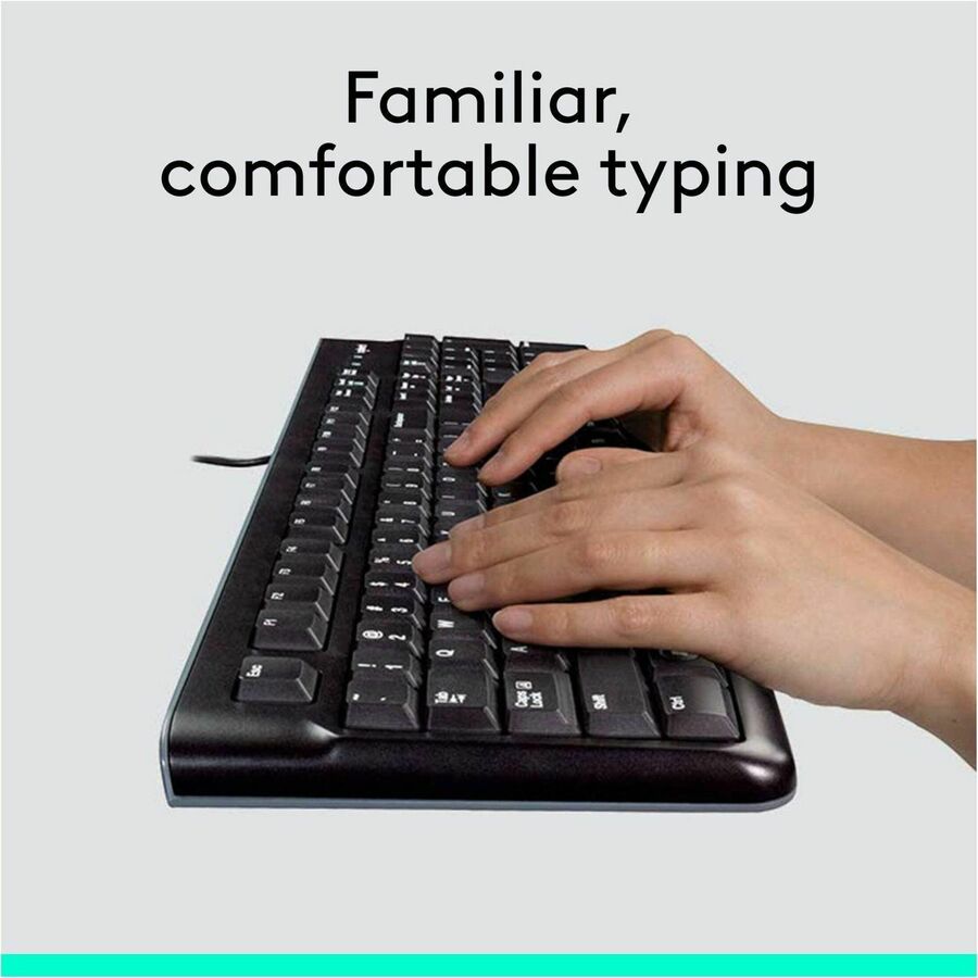 Ensemble combiné filaire de bureau Logitech MK120