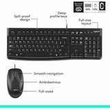 Ensemble combiné filaire de bureau Logitech MK120