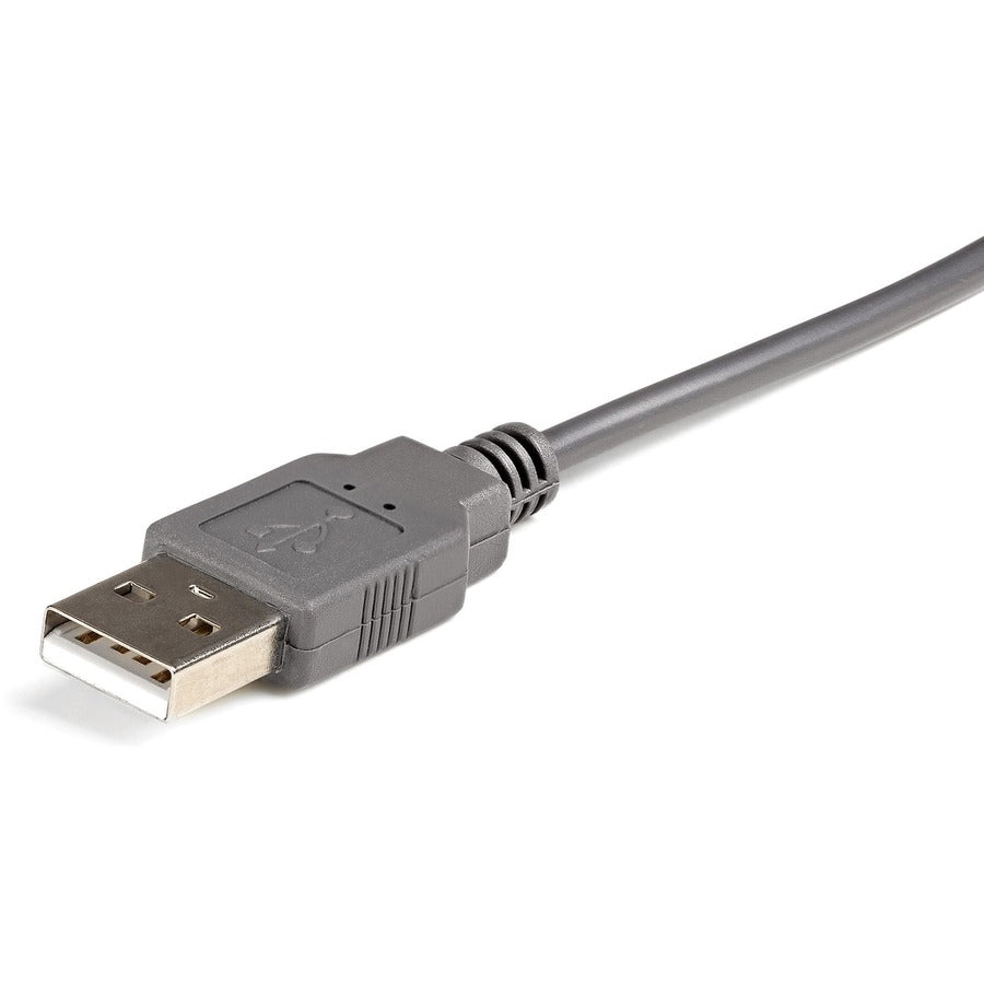 StarTech.com USB to RS232 DB9/DB25 Serial Adapter Cable - M/M
