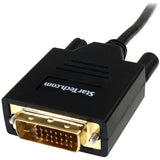 StarTech.com 6ft Mini DisplayPort to DVI Cable, Mini DP to DVI-D Adapter/Converter Cable, 1080p Video, mDP 1.2 to DVI Monitor/Display