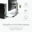 StarTech DisplayPort to VGA Adapter, Active DP to VGA Converter