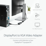StarTech DisplayPort to VGA Adapter, Active DP to VGA Converter