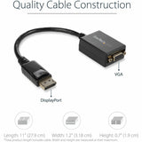 StarTech DisplayPort to VGA Adapter, Active DP to VGA Converter