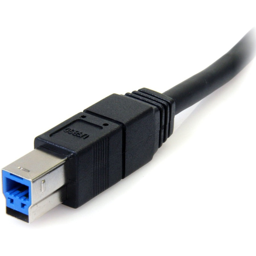 Câble USB 3.0 SuperSpeed (5 Gbit/s) A vers B StarTech.com de 1,8 m (1,8 m) - Noir