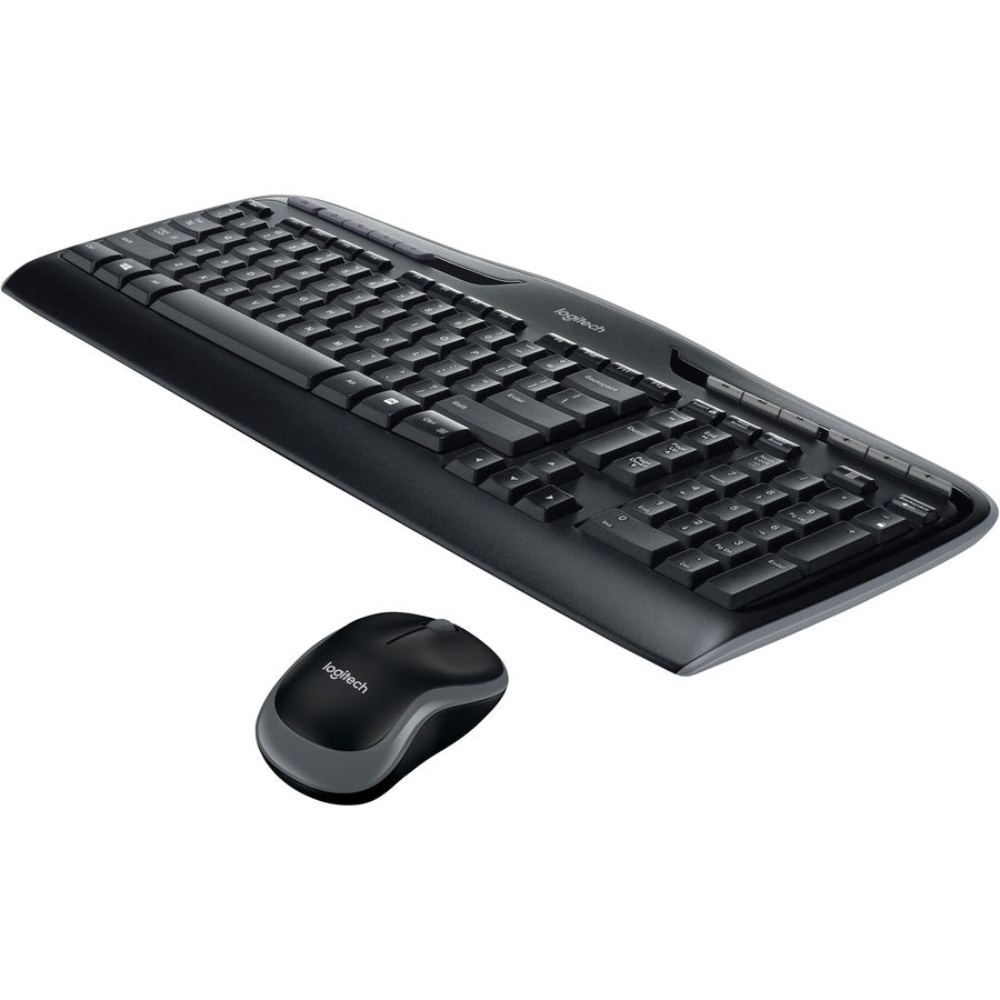 Logitech MK320 Ensemble de bureau sans fil avec raccourcis multimédias