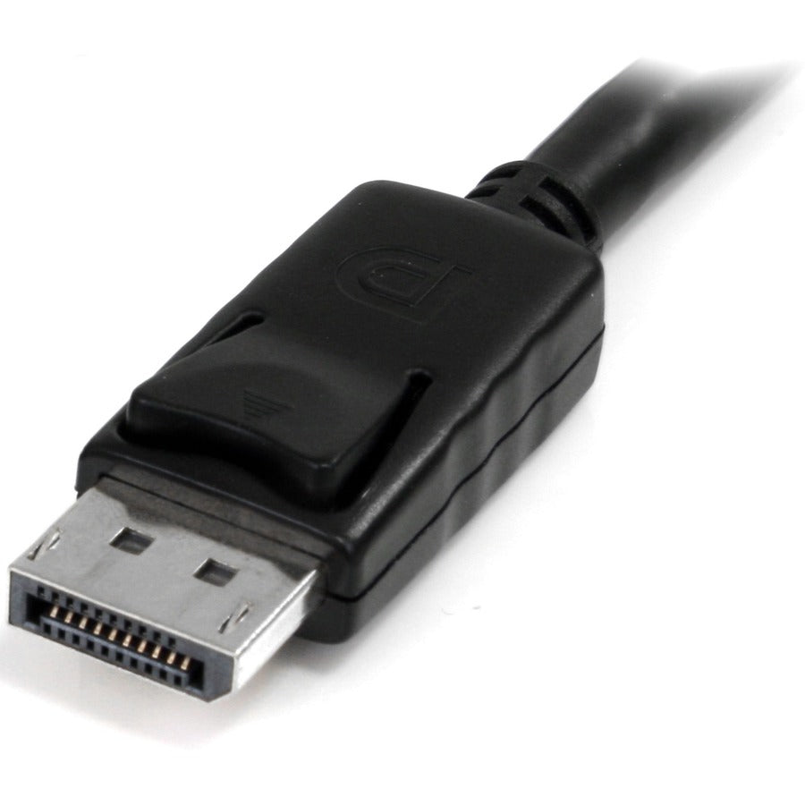 StarTech.com 3ft (1m) Panel Mount DisplayPort Cable, 4K x 2K Video, DisplayPort 1.2 Extension Cable Male to Female, DP Extender Cord