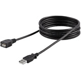 Câble d'extension USB 2.0 StarTech.com de 1,8 m (A vers A) - Noir - M/F