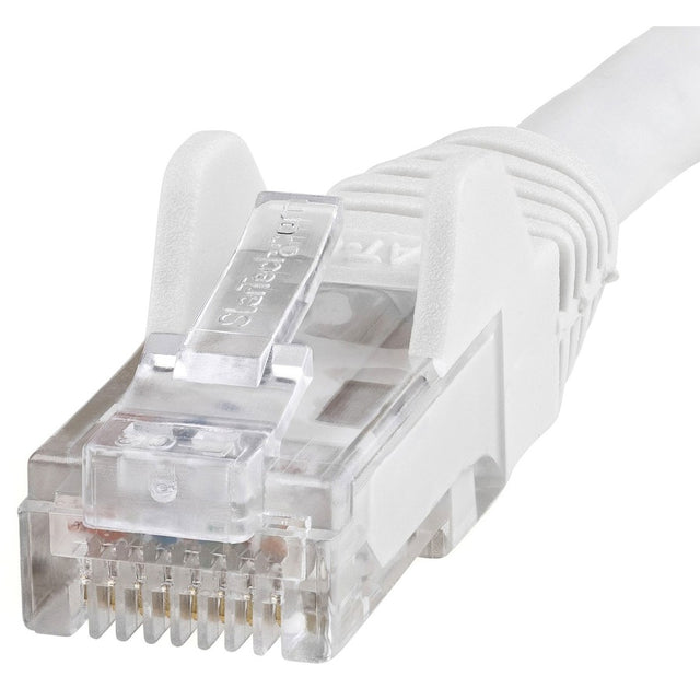StarTech.com 100ft CAT6 Ethernet Cable - White Snagless Gigabit - 100W PoE UTP 650MHz Category 6 Patch Cord UL Certified Wiring/TIA