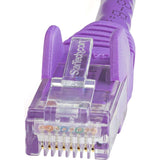 StarTech.com 35ft CAT6 Ethernet Cable - Purple Snagless Gigabit - 100W PoE UTP 650MHz Category 6 Patch Cord UL Certified Wiring/TIA