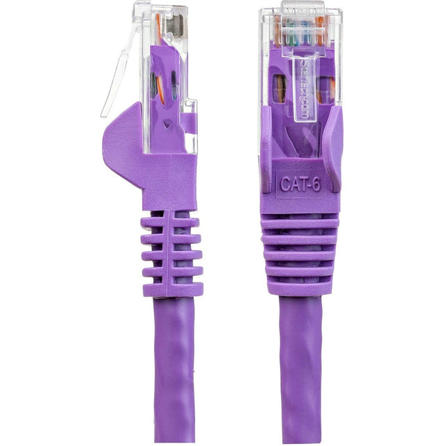 StarTech.com 35ft CAT6 Ethernet Cable - Purple Snagless Gigabit - 100W PoE UTP 650MHz Category 6 Patch Cord UL Certified Wiring/TIA