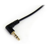 Câble audio stéréo fin 3,5 mm vers angle droit StarTech.com (30 cm) - M/M