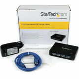 Hub USB 3.0 SuperSpeed 4 ports noir StarTech.com - 5 Gbit/s