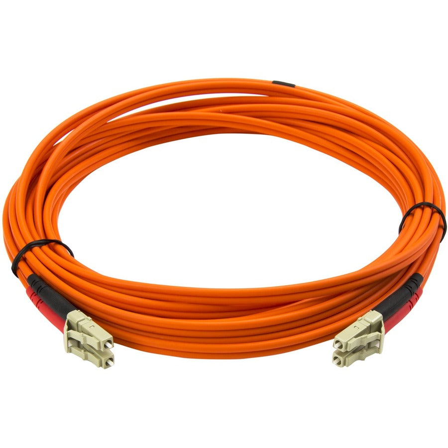 Câble fibre optique StarTech.com 5 m - Multimode Duplex 50/125 - Cordon de raccordement fibre optique LSZH - LC/LC
