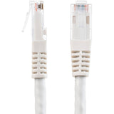 Câble Ethernet CAT6 StarTech.com de 1,5 m (1,5 m) - Gigabit moulé blanc - 100 W PoE UTP 650 MHz - Cordon de raccordement catégorie 6 certifié UL/TIA