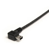 Câble mini USB StarTech.com de 1,8 m (A vers mini B à angle droit)