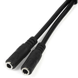 Adaptateur de casque StarTech.com pour casques avec prises casque/micro séparées - 3,5 mm 4 positions vers 3 positions et 2 positions 3,5 mm M/F