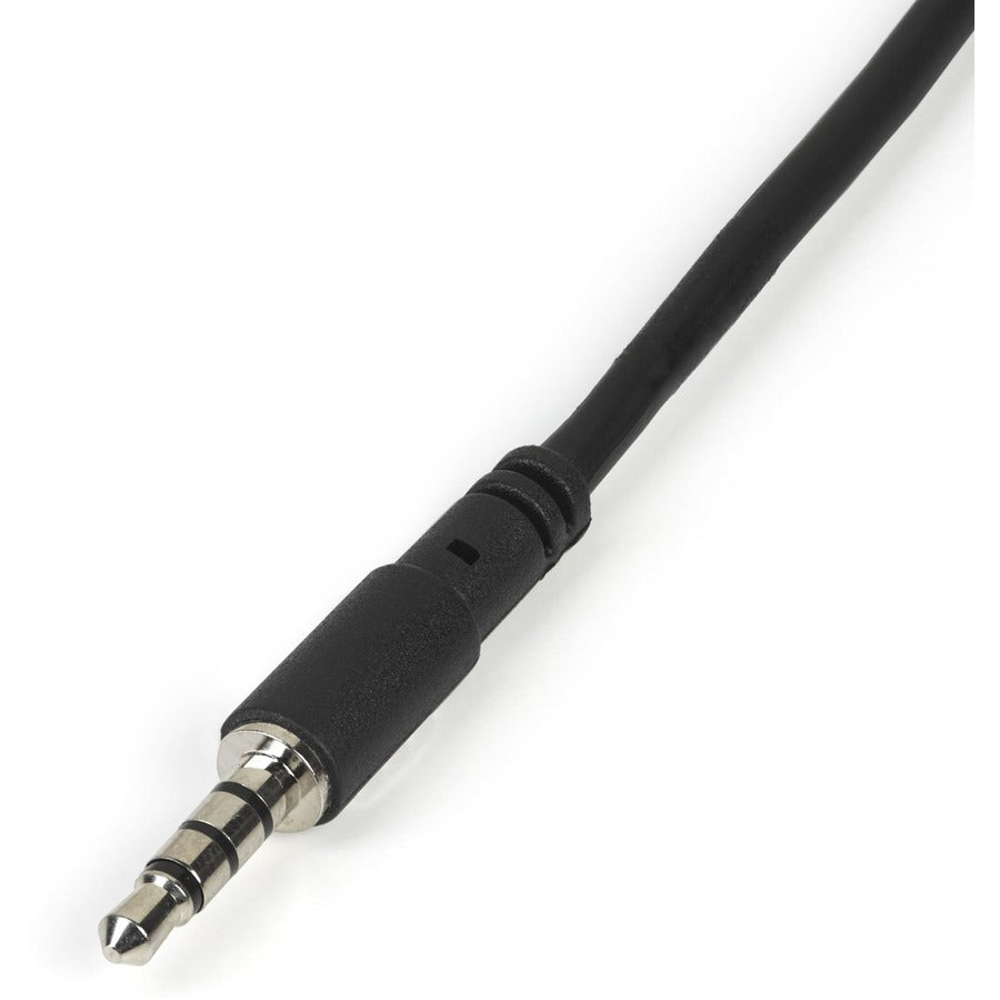 Adaptateur de casque StarTech.com pour casques avec prises casque/micro séparées - 3,5 mm 4 positions vers 3 positions et 2 positions 3,5 mm M/F