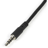 Adaptateur de casque StarTech.com pour casques avec prises casque/micro séparées - 3,5 mm 4 positions vers 3 positions et 2 positions 3,5 mm M/F