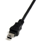 Câble mini USB 2.0 StarTech.com de 30 cm (1 pi) - USB A vers mini BF/M