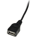 Câble mini USB 2.0 StarTech.com de 30 cm (1 pi) - USB A vers mini BF/M