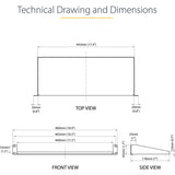 Étagère pour rack serveur 1U StarTech.com - Plateau de montage en rack cantilever fixe de 18 cm de profondeur pour boîtier de données/audiovisuel/réseau de 48 cm (19 pouces) avec écrous cage et vis