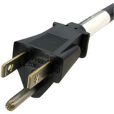 StarTech.com 6ft (1.8m) Heavy Duty Extension Cord, NEMA5-15R to NEMA5-15P Black Extension Cord, 15A 125V, 14AWG, Heavy Gauge Power Cable