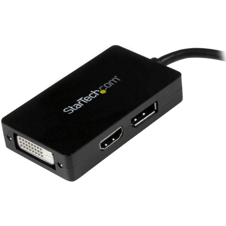 Adaptateur A/V de voyage StarTech.com - Convertisseur 3-en-1 Mini DisplayPort vers DisplayPort DVI ou HDMI