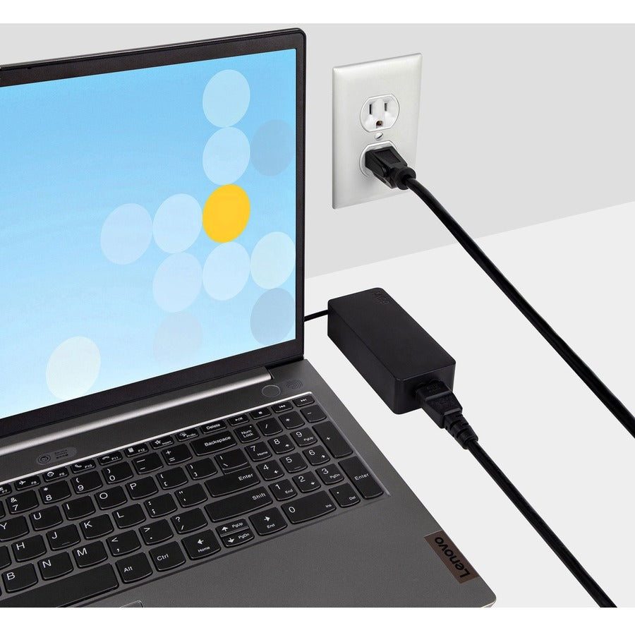 StarTech.com 3ft (1m) Laptop Power Cord, NEMA 5-15P to C5 (Clover Leaf), 10A 125V, 18AWG, Laptop Replacement Cord, Power Brick Cable