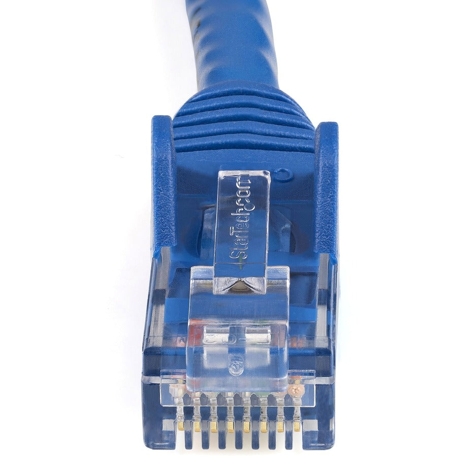 Câble Ethernet CAT6 StarTech.com 6 pouces - Bleu anti-accrochage Gigabit