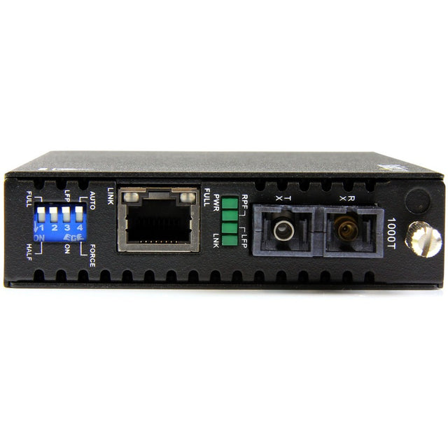 StarTech.com Gigabit Ethernet Single Mode Fiber Media Converter SC 40 km - 1000 Mbps