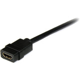 Câble d'extension HDMI StarTech.com 2 m, HDMI mâle vers femelle, rallonge HDMI 4K, câble HDMI 4K UHD avec Ethernet M/F, HDMI 1.4