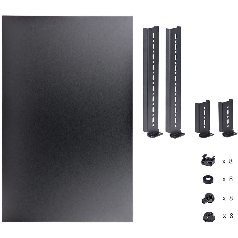 Étagère de montage en rack StarTech.com 1U à 4 montants, profondeur de montage réglable de 19,5 à 38 pouces