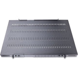 Étagère de montage en rack ventilée StarTech.com 1U à 4 montants, profondeur de montage réglable de 49,5 à 96 cm (19,5 à 38 po) - Étagère fixe robuste pour rack - 150 kg (330 lb) - 70 cm (27,5 po) de profondeur