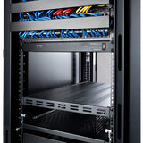 Étagère de montage en rack ventilée StarTech.com 1U à 4 montants, profondeur de montage réglable de 49,5 à 96 cm (19,5 à 38 po) - Étagère fixe robuste pour rack - 150 kg (330 lb) - 70 cm (27,5 po) de profondeur