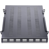 Étagère de montage en rack ventilée StarTech.com 1U à 4 montants, profondeur de montage réglable de 49,5 à 96 cm (19,5 à 38 po) - Étagère fixe robuste pour rack - 150 kg (330 lb) - 70 cm (27,5 po) de profondeur