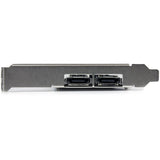 StarTech.com 2 Port PCI Express SATA 6 Gbps eSATA Controller Card - Dual Port PCIe SATA III Card - 2 Int/2 Ext