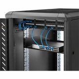 StarTech.com 2U Server Rack Cabinet Shelf - Fixed 18" Deep Cantilever Rackmount Tray for 19" Data/AV/Network Enclosure - Weight Cap. 125lbs/56kg