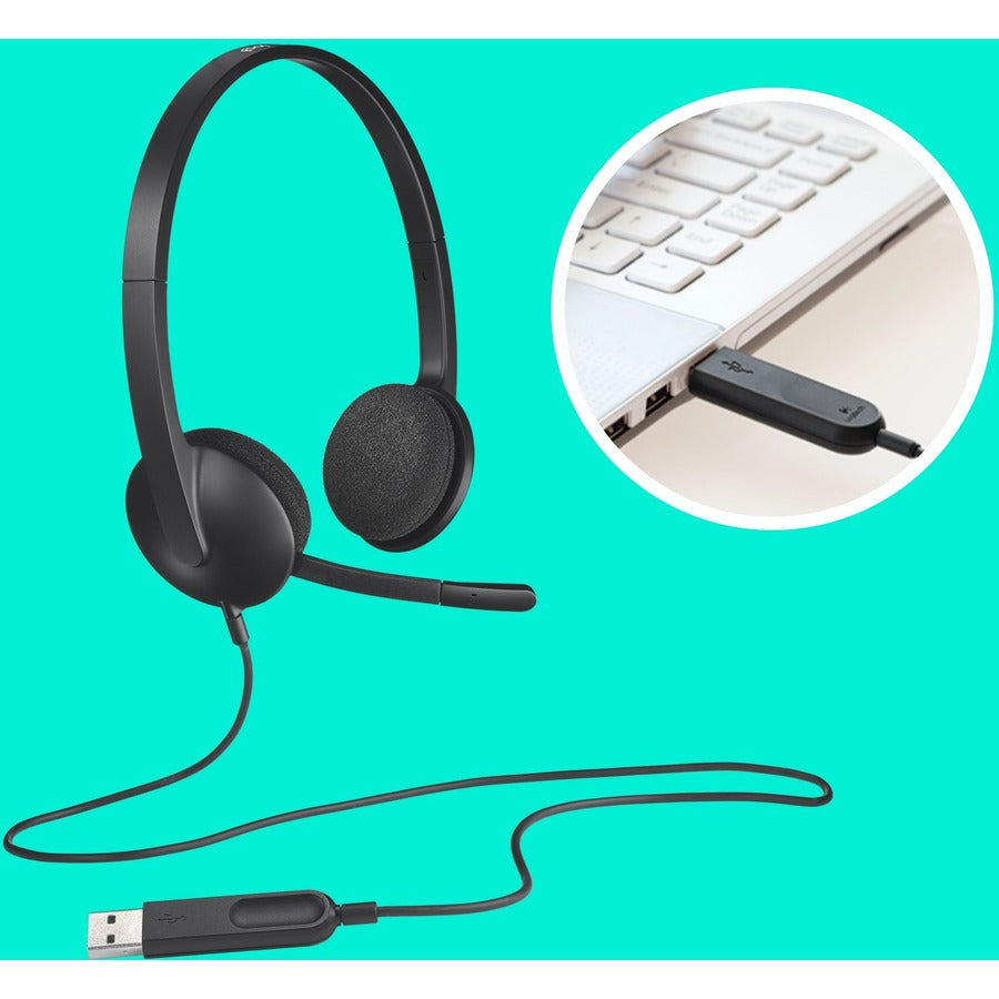 Casque USB Logitech H340