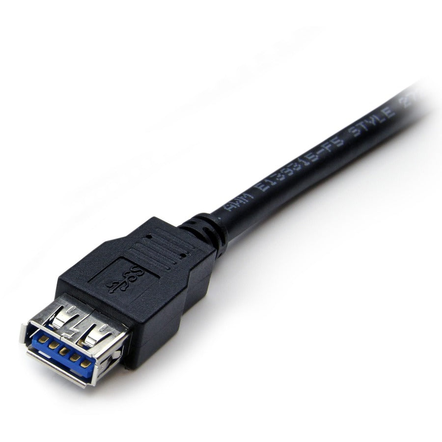 Câble d'extension USB 3.0 SuperSpeed (5 Gbit/s) A vers A StarTech.com de 1,8 m (1,8 m) - Noir - M/F