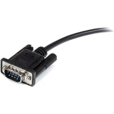 Câble série DB9 RS232 droit noir StarTech.com de 1 m (M/F)