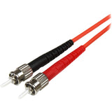 StarTech.com 1m Fiber Optic Cable - Multimode Duplex 50/125 - LSZH Fiber Jumper Cord - LC/ST