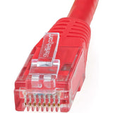 Câble Ethernet CAT6 StarTech.com de 30,5 m (100 pi) - Gigabit moulé rouge - 100 W PoE UTP 650 MHz - Cordon de raccordement catégorie 6 certifié UL/TIA