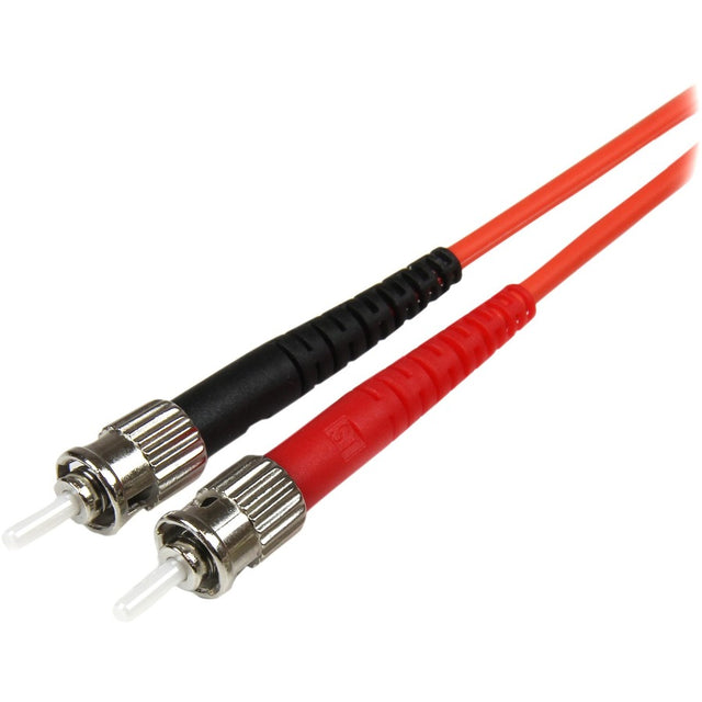 StarTech.com 5m Fiber Optic Cable - Multimode Duplex 50/125 - LSZH Fiber Jumper Cord - LC/ST