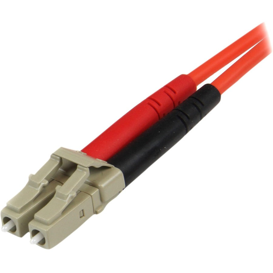 StarTech.com 5m Fiber Optic Cable - Multimode Duplex 50/125 - LSZH Fiber Jumper Cord - LC/ST