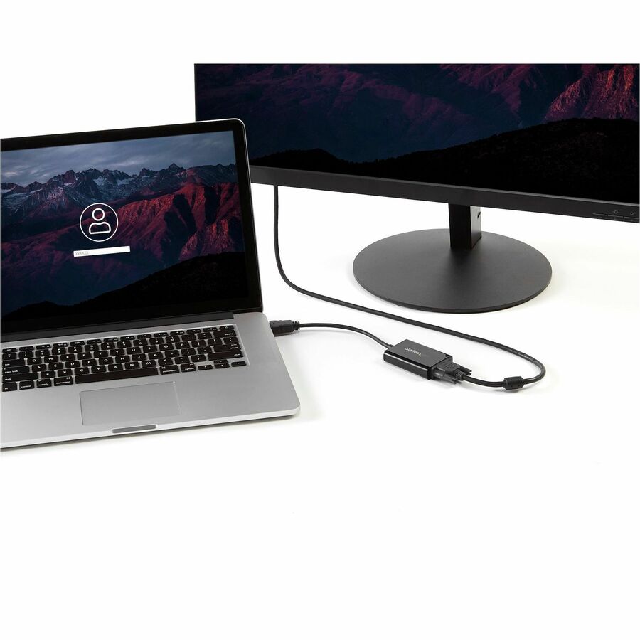 StarTech.com HDMI to VGA Adapter - With Audio - 1080p - 1920 x 1080 - Black - HDMI Converter - VGA to HDMI Monitor Adapter